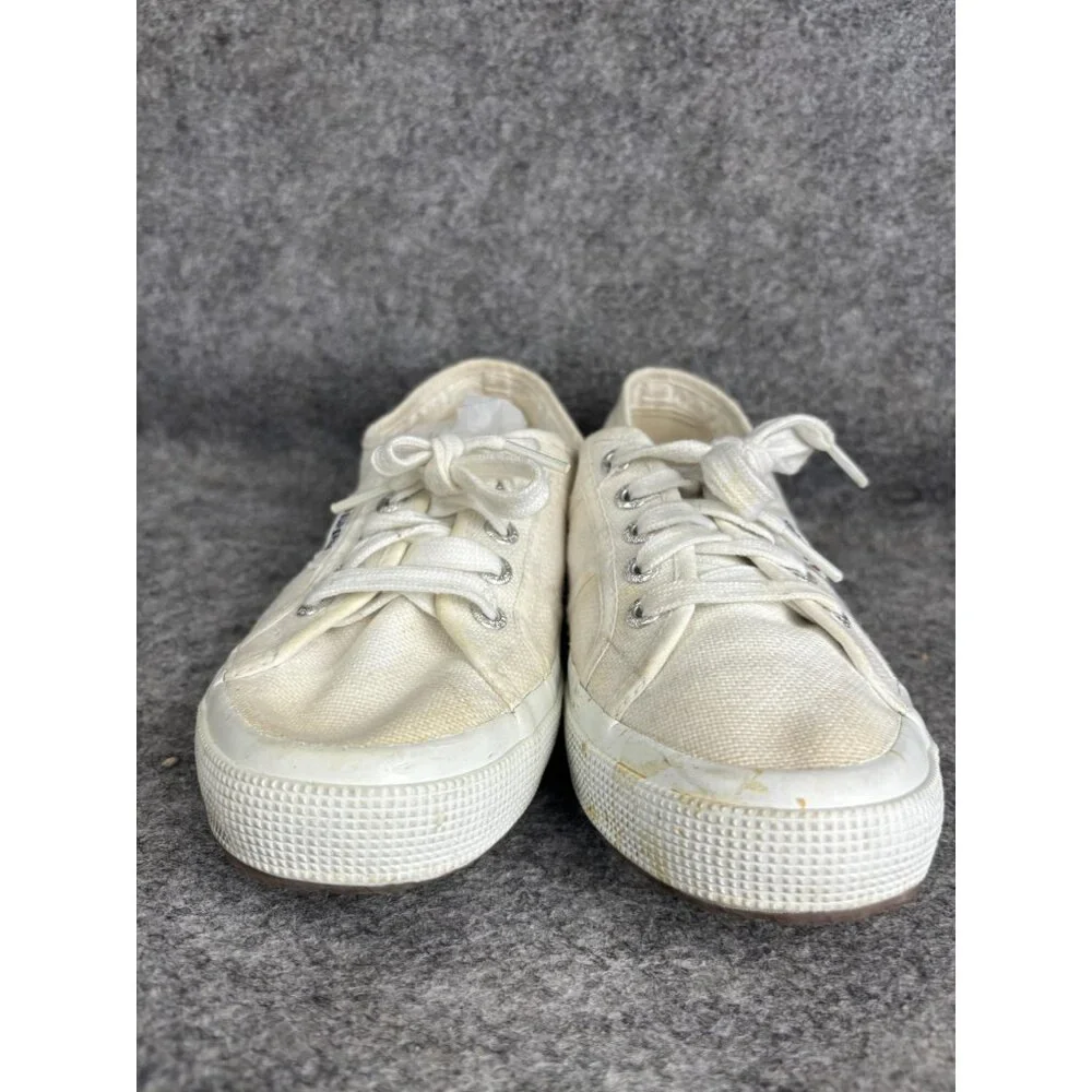 Superga Shoes Womens Size 38 Low Top Canvas Classic Lace Up Casual Sneakers‎